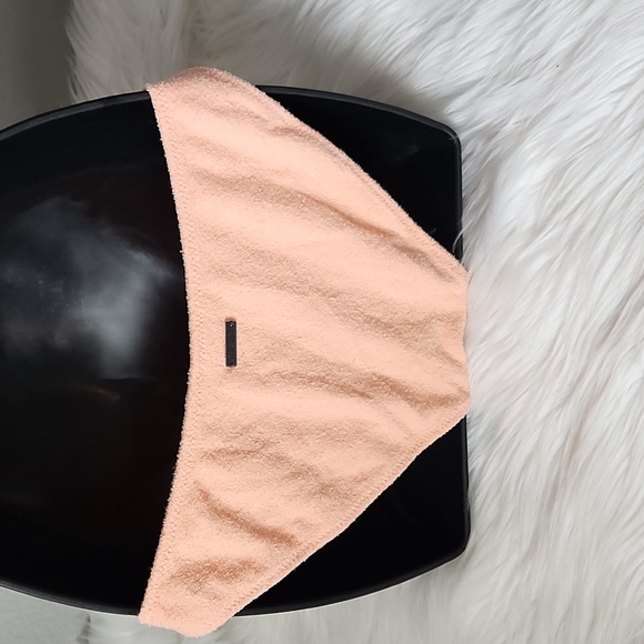 Peach terry cloth normal coverage  bathing suit sets - Picture 5 of 6